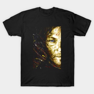 Daryl Dixon Half Face T-Shirt